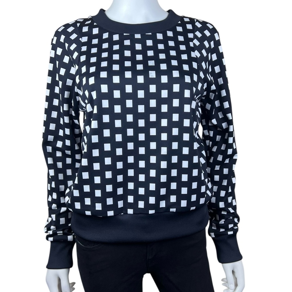 Michael Michael Kors Check Pattern Pullover Long … - image 3